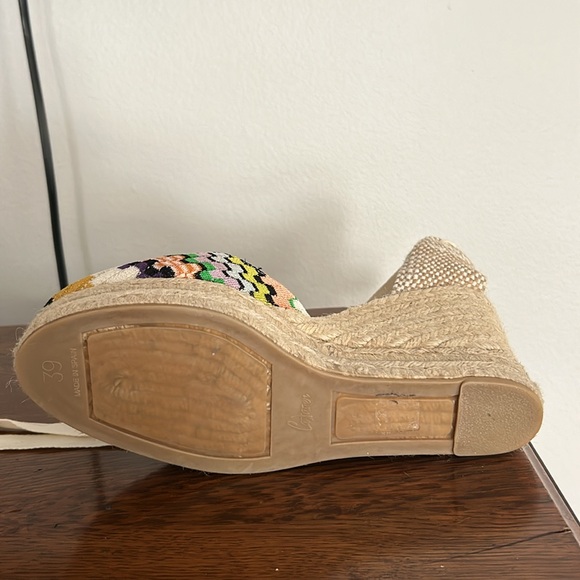 Castañer x Missoni Carina Wedge Espadrilles Sz 39 - Picture 6 of 7